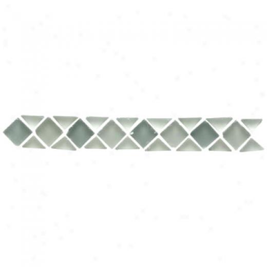 Original Style Small Triangle & Square Tumbled Glass Bordets Calcasieu Tile & Stone