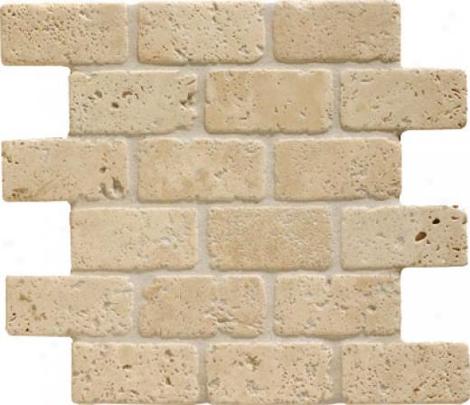 Original Style Venetian Large Brickbond Mosaic Crema Tile & Stone