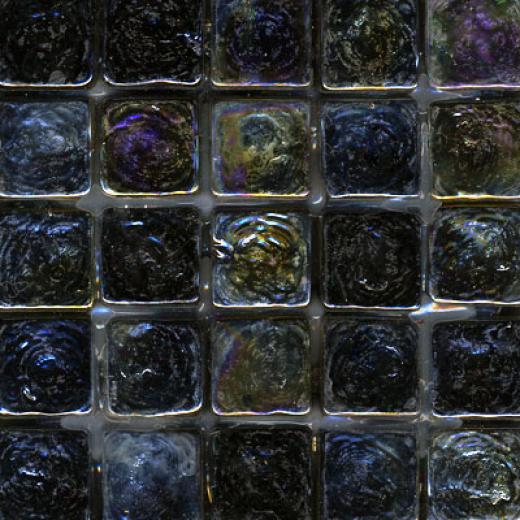 Portobello Cool Gem Inlaid 1 X 1 Anthracite Tile & Stone