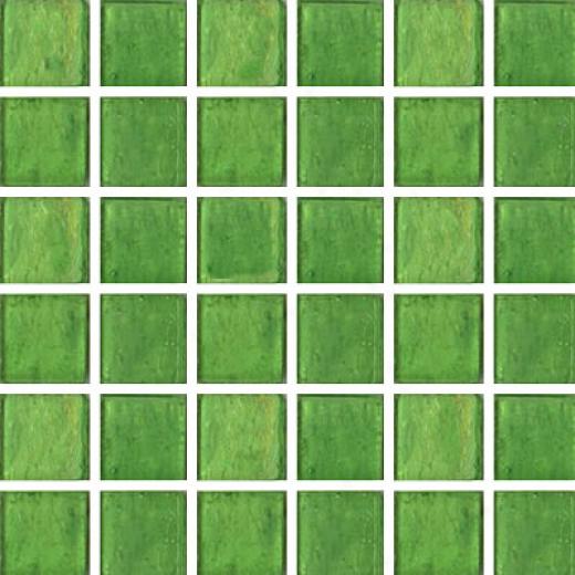 Sicis Water Glass Mosaic Mintleaves 18 Tile & Stone
