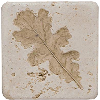 Tesoro Fossil Listello Leaf C Tile & Stone