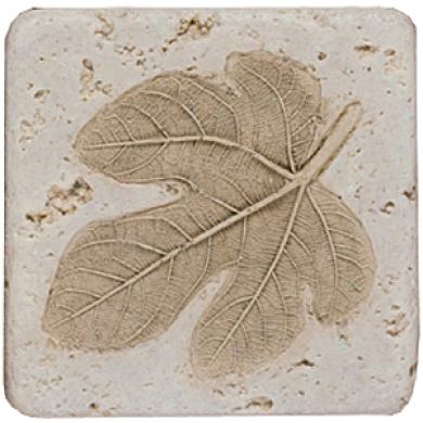 Tesoro Fossil Listello Leaf D Tile & Stone