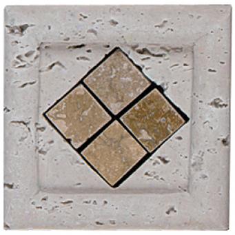 Tesoro Marble Listello/inserts Antique Noce Insert Tile & Stone