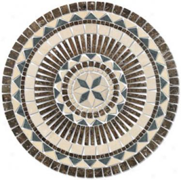 Tesoro Medallions Pompei Round Tile & Stone
