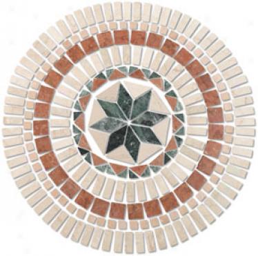 Tesoro Medallions Round Star 515 Tile & Stone