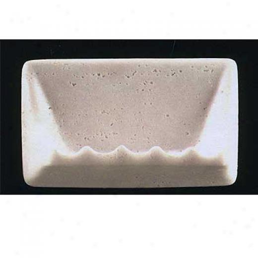 Tilecrest Fauxstone Resin Bath Accessories Soap Dish White Tile & Stone