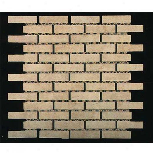 Tilecrest Sabrina Brick Mosaic Beige Tile & Stone