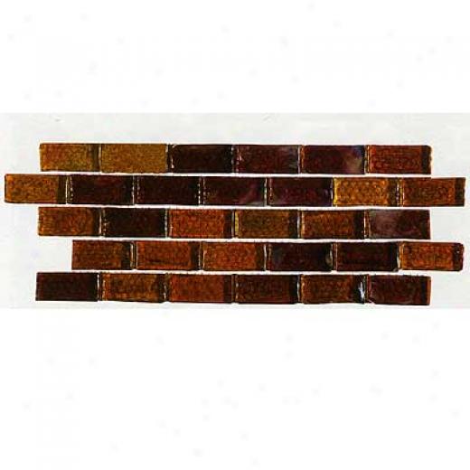 Tilecrest Transparent Series Mosaic Rust Tile & Stone