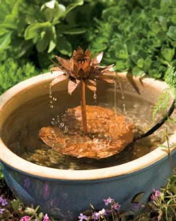 Copper Water Lily Dripper