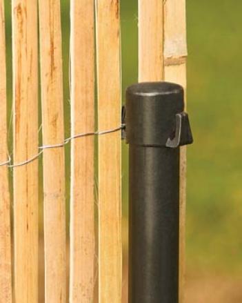 Faux Bamboo Fence Posts, Set Of 6