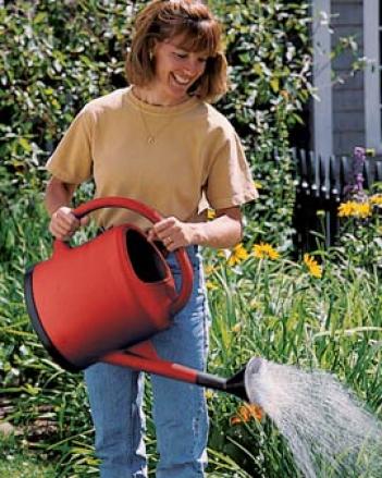 French Watering Can, Red