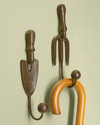 Garden Tool Coat Hook