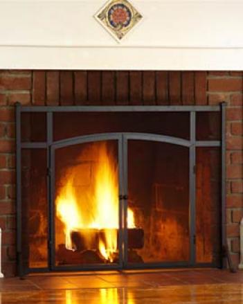 Leaf Flat Fire Screen