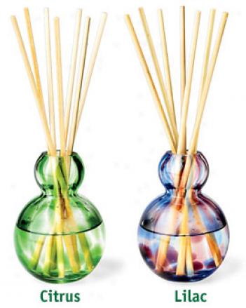 Reed Aroma Diffuser, Green/citrus