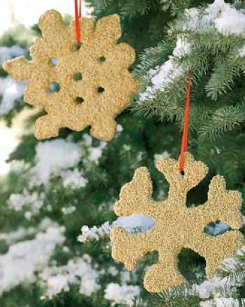 Snowflake Ornament Feeders, Set Of 2