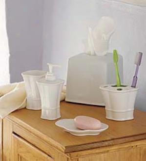 4-piece Ceramic Bathroom Set