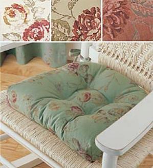 Cabvage Rose Chair Pad, 15