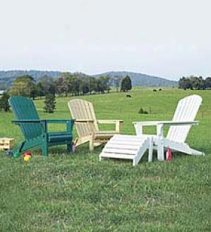 Classic  Adirondack Chair Cushion  With Back Strap   49