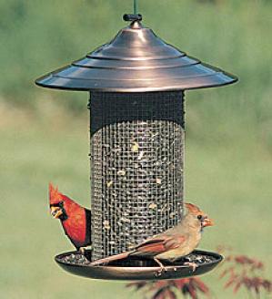 Copper-top Bird Feeder