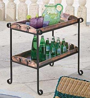 Copper Tray Plant Stand