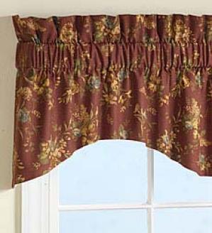 Floral M Valance  Pale Yellow Only