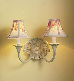 Floral Medallion Sconce