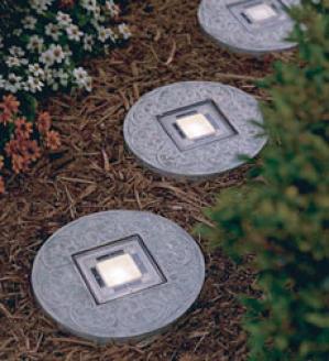 Lighted Stepping Stone