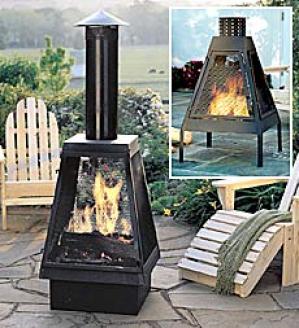 Outdoor Fireplace Windguard