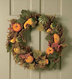 Pumpkin Wreath