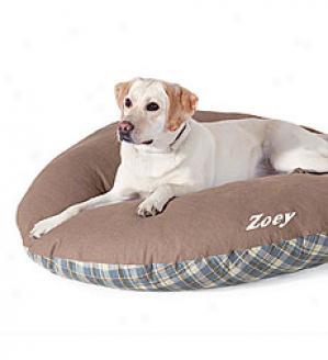 Small Dog Bed Replacement Cover, Rectangle  Green Only