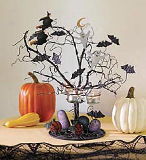 Spooky Tree Votive Holder