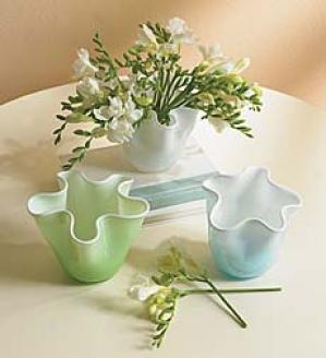 Swirl Vases, Set Of Three