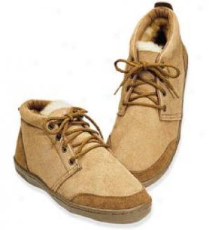 Women's Sheepskin Shoe  Brown Size 08 Only