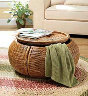 Woven Storage Table