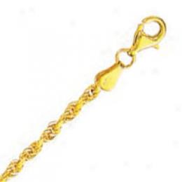 10k Yellow Gold 22 Inch X 2.8 Mm Rope Chain Necklace