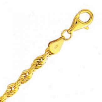 10k Yellow Gold 22 Inch X 5.0 Mm oRpe Connected series Necklace