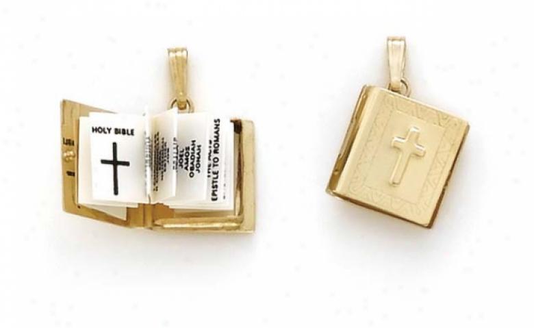 14k Bible Locket