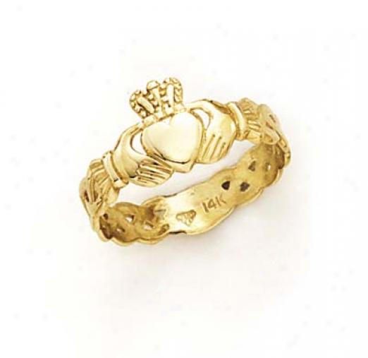 14k Ladies Claddagh Ring