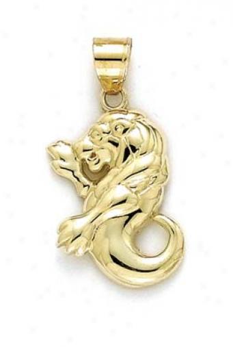 14k Polished Zodiac-leo Pendant