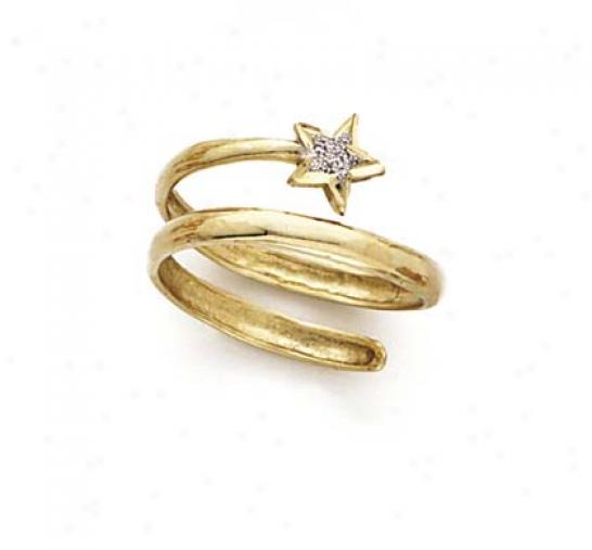 14kT wo-tone Spiral Fate Ring