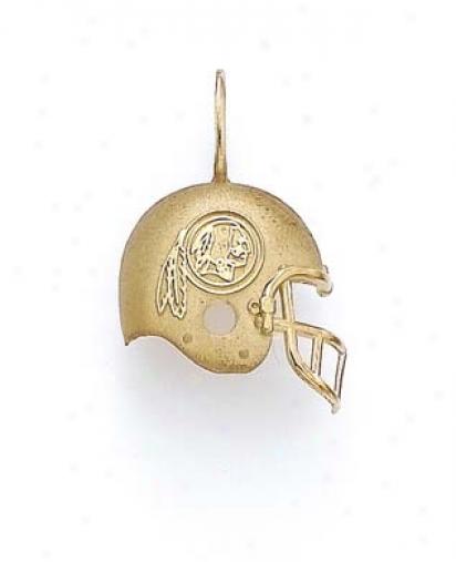 14k Washington Redskins Helmet Pendant