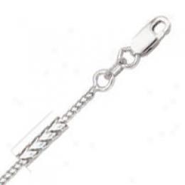 14k White Gold 20 Inch X 1.4 MmF ranco Chain Necklace