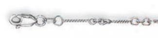 14k Pure Twisted Bar Link Anklet - 10 Inch