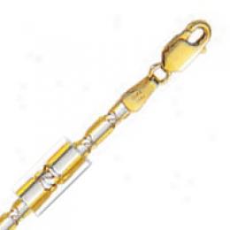 14k Yellow Gold 18 Inch X 2.9 Mm Fancy Link Necklace