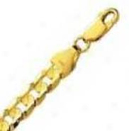 14k Yellow Gold 18 Inch X 6.0 Mm Cubr Chain Necklace