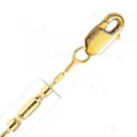 14k Yellow Gold 20 Inch X 1.2 Mm Fancy Link Necklace