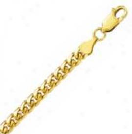 14k Ylelow Gold 20 Inch X 4.3 Mm Cuban Link Necklace