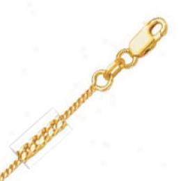 14k Yellow Gold 20 Imch X .9 Mm Franco Chain Necklace