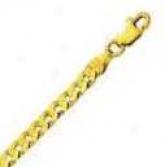 14k Yellow Gold 22 Inch X 3.0 Mm Curb Chain Necklace