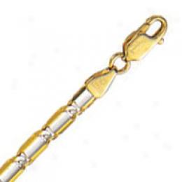 14k Yellow Gold 22 Inch X 3.9 Mm Fancy Link Necklace